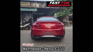 MercedesBenz E300 Valvetronic Exhaust System  Fullsystem Exhaust  Fastfun Exhaust BSD [upl. by Rim]