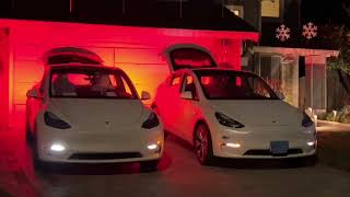 Tesla Light Show  Michael Jackson  Beat It  Model 3 [upl. by Ken]