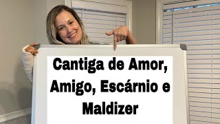 Cantiga de Amor Amigo Escárnio e Maldizer [upl. by Isahella]