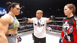 Gabi Garcia Brazil vs Anna Malyukova Russia  MMA fight HD [upl. by Zel]