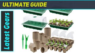 4 Pack Seed Starter Tray Set The Best Tool for Growing Healthy Seedlings [upl. by Dnartreb]