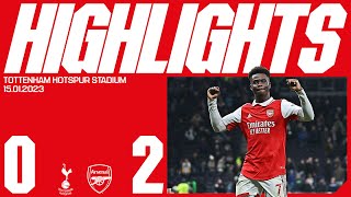 HIGHLIGHTS  Tottenham Hotspur vs Arsenal 02  North London derby delight [upl. by Ydorb778]