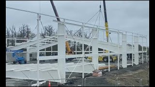 VIDÉO À Bressuire les travaux du futur centre régional de tennis avancent [upl. by Wiersma]