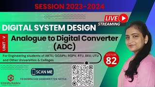 DSD82 Analogue to Digital Converter ADC Basics  Analog to Digital Converter amp Its Working [upl. by Nygem]