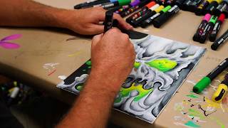 Get started with POSCA Paint Pens An art kit and online painting course with Drew Brophy [upl. by Soule]