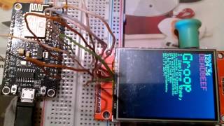 ESP8266 with SPI TFT lcd 2 4quot display [upl. by Nancee]