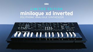 Limited Edition minilogue xd inverted  First Look [upl. by Attaymik]