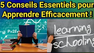 Étudier Moins Apprendre et Retenir Plus de Connaissances  5 Secrets pour Optimiser Votre Temps [upl. by Uno]