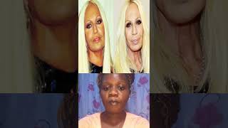 Donatella Versace before and after plastic surgery shorts [upl. by Stace]