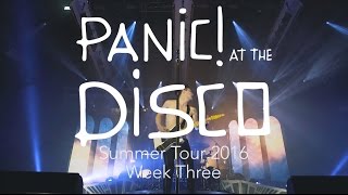 Panic At The Disco  Summer Tour 2016 Week 3 Recap [upl. by Stavro210]