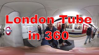 London Underground City Life Embankment in 360 [upl. by Danielson796]