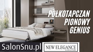 Półkotapczan  łóżko w szafie Genius New Elegance [upl. by Ashli]