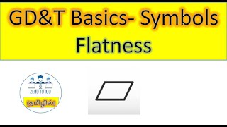 GDampT Flatness tolerance in Tamil  How to measure Flatness  Flatness explained in Tamil [upl. by Kolk152]