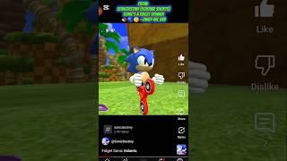 SonicDestiny Dub 🦔🔵🤨 Fidget Sonic sonic shorts [upl. by Etnovahs]