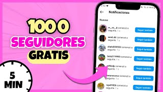 COMO GANAR 1000 SEGUIDORES EN INSTAGRAM GRATIS EN 5 MINUTOS🔥✅ [upl. by Noland237]