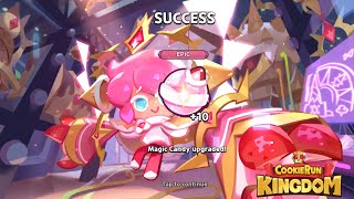 Strawberry Crepe Cookie Magic Candy10 Review Cookie Run Kingdom [upl. by Ginelle]