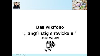 Das wikifolio quotlangfristig entwickelnquot [upl. by Anerahs]