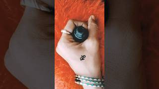 Alphabet RampSSimple bindi for saree weartrending bindi bindiart tattoo ytshorts goviral [upl. by Cornel226]