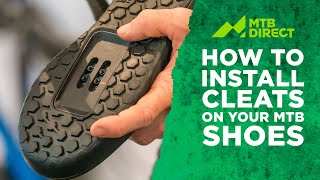 How to install cleats on your MTB shoes [upl. by Osmen648]