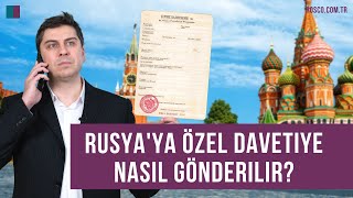 Rusyaya özel davetiye nasıl gönderilir [upl. by Shifrah]