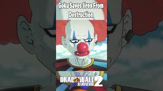 Goku Saves Jiren From Destruction Xenoverse 2 Future Saga Chapter 2 shorts gaming anime [upl. by Winifred]