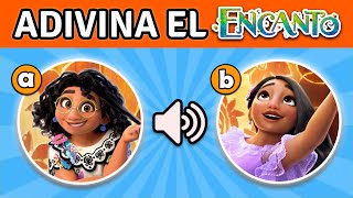 Adivina los PERSONAJES DEL ENCANTO por sus VOZES  Voz de Disney Challenge [upl. by Kirtley]