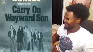 Kansas Carry On Wayward Son Reaction [upl. by Modnar249]