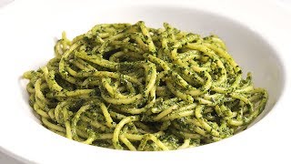 Espagueti al Pesto  Receta Deliciosa muy Fácil y Rápida [upl. by Niawat]