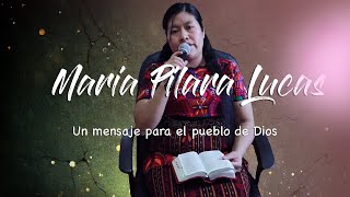 Maria Pilara LucasUn mensaje de ànimar al pueblo de Diosvideo official [upl. by Fidel]