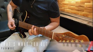 Paramore  Thats What You Get  Guitar Cover [upl. by Jacobba433]