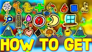 HOW TO GET ALL STICKERS FOR BEESMAS QUESTS in BEE SWARM SIMULATOR ROBLOX [upl. by Yemane]