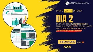 Taller Power BI Fútbol  DIA 2  Crea tu primer informe de datos de fútbol sin saber programar [upl. by Nyahs]