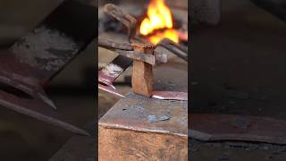 Dagger knife forge diy shorts blacksmith [upl. by Mcclimans]