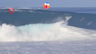 Heavy Solid Pipeline Surfing Hawaii northshore bigwaves surf wsl surfing bigwaves huge [upl. by Rector]