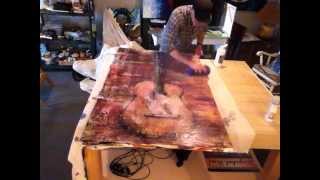 How to Quickly Varnish Your Large Acrylic Painting [upl. by Nomi]