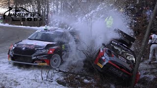 🇮🇩CRASH amp MISTAKES WRC Rallye MonteCarlo 2024 4K [upl. by Yrogiarc600]