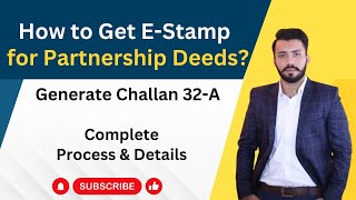 E stamp paper for Partnership deed Using EStamping  Punjab Portal Step by step Guide [upl. by Shoshanna237]