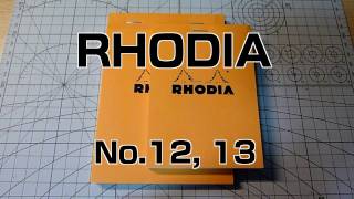 RHODIA No12 13 Review [upl. by Eeresed]