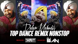 Daler Mehndis Top Dance Remix Song Nonstop  DJ Sanjay x [upl. by Ahsenra378]