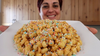 STRUFFOLI O CICERCHIATA Ricetta Facile per Dolce di Carnevale [upl. by Atokad]