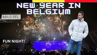 BEST NEW YEAR CELEBRATIONS  Brussels BELGIUM  FIREWORKS [upl. by Kursh]