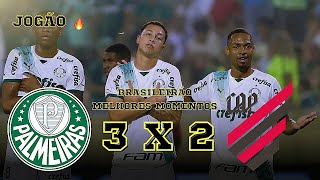 Palmeiras 3 x 2 AthleticoPR  Melhores Momentos  Brasileirão Sub20 2024 [upl. by Fiertz]