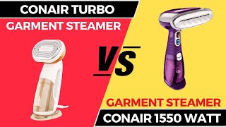 Conair Turbo Extreme vs Conair 1550 Watt Garment Steamer  Which is Best [upl. by Erasme931]