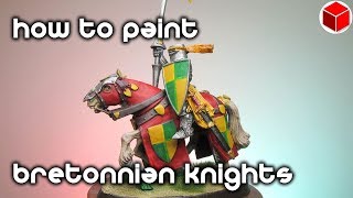 How To Paint Bretonnian Knights of the Realm [upl. by Magee]