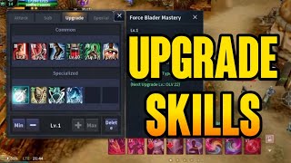 CABAL MOBILE FORCE BLADER STATS AND UPGRADE SKILLS 🔥 [upl. by Ramalahs]