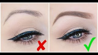 Tuto comment maquiller ses sourcils [upl. by Nosnhoj849]