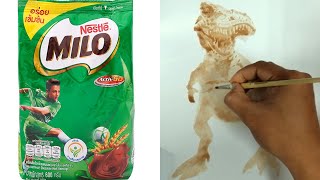 USE MILO Paint TRex Tyrannosaurus Rex Dinosaur [upl. by Rafat]