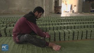 Olive soap industry revive in Syrias Aleppo [upl. by Attiuqaj]