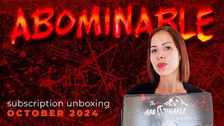 Abominable Full Guts Unboxing  October 2024 [upl. by Ecnahoy]