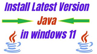 How to Install the Latest Java JDK on Windows 11 StepbyStep Guide [upl. by Irab339]